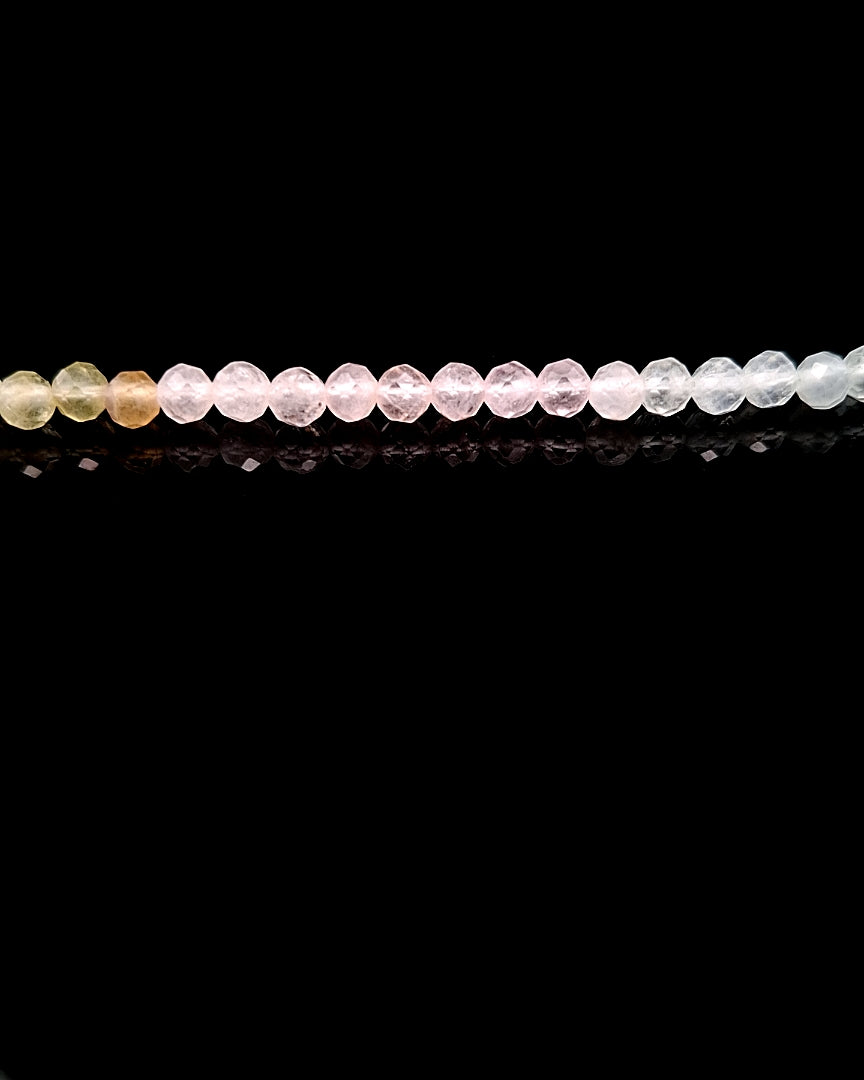 Beryl 3.5mm Faceted Necklace