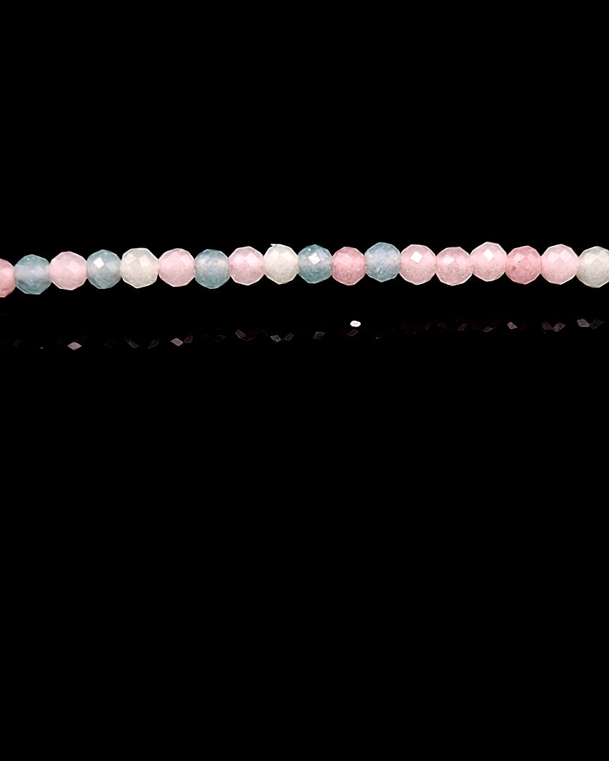 Beryl 2mm Faceted Necklace