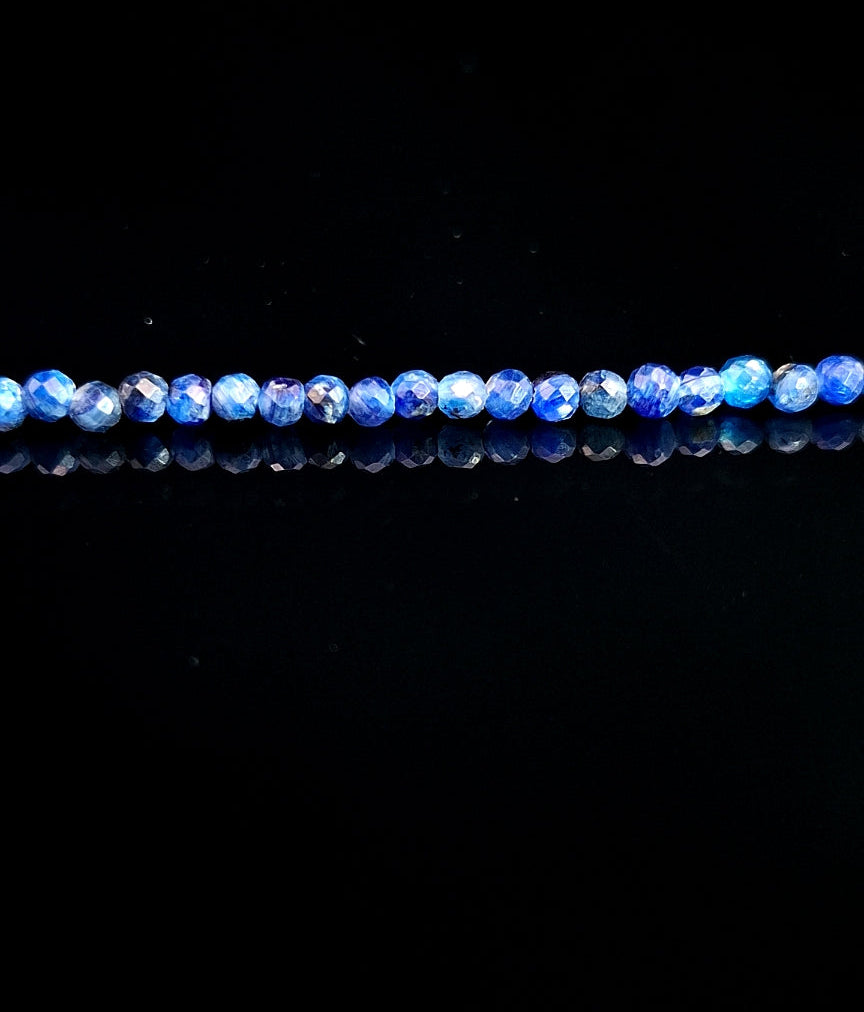 Kyanite, Blue 2mm Faceted Necklace