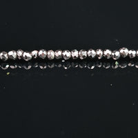 Hematite 2mm Faceted Necklace