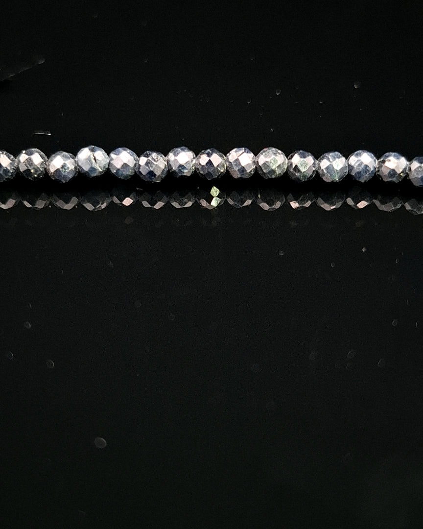 Sapphire, Blue 2.5mm Faceted Necklace