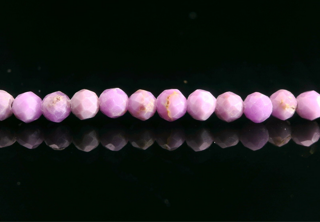 Phosphosiderite 3mm - Silver Plated