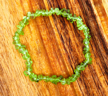 Peridot Chip Bracelet