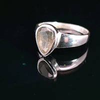 Labradorite, Faceted Sterling Silver Ring