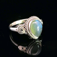 Labradorite, Sterling Silver Ring