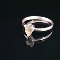 Labradorite, Faceted Sterling Silver Ring