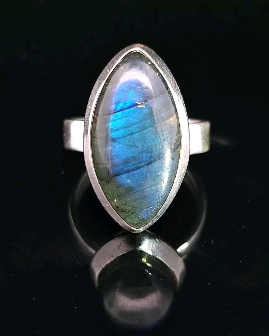 Labradorite, Sterling Silver Ring