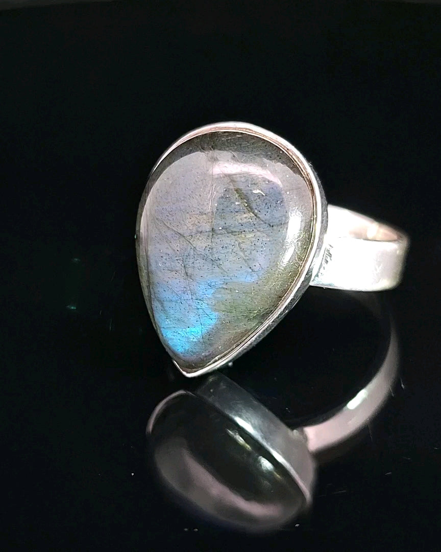 Labradorite, Sterling Silver Ring