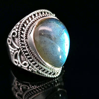 Labradorite, Sterling Silver Ring