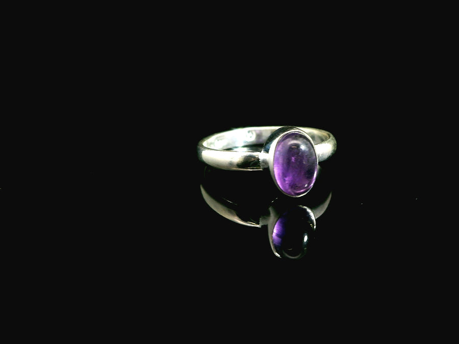 Amethyst Sterling Silver Ring