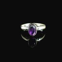 Amethyst Sterling Silver Ring