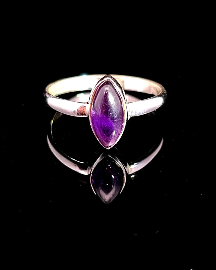 Amethyst Sterling Silver Ring