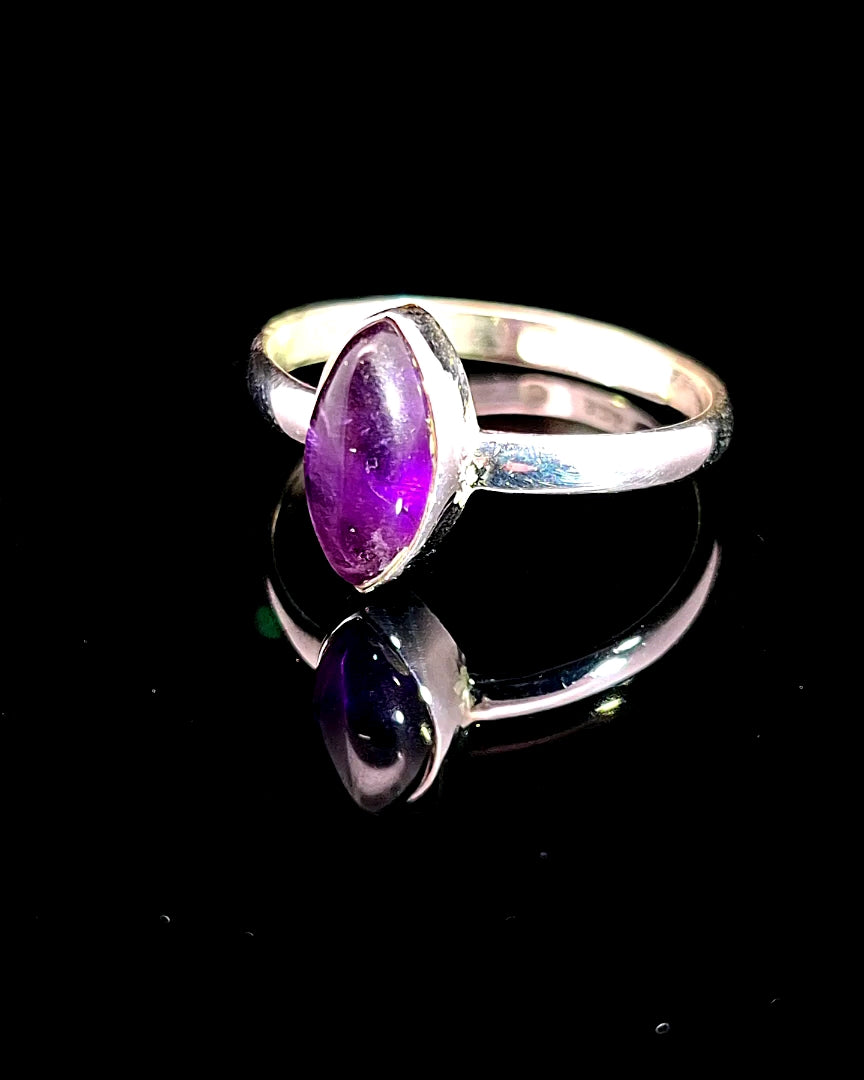 Amethyst Sterling Silver Ring