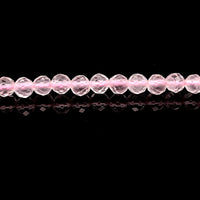 Rose Quartz 3mm Faceted Necklace