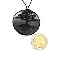 Shungite, Tree of Life, Pendant