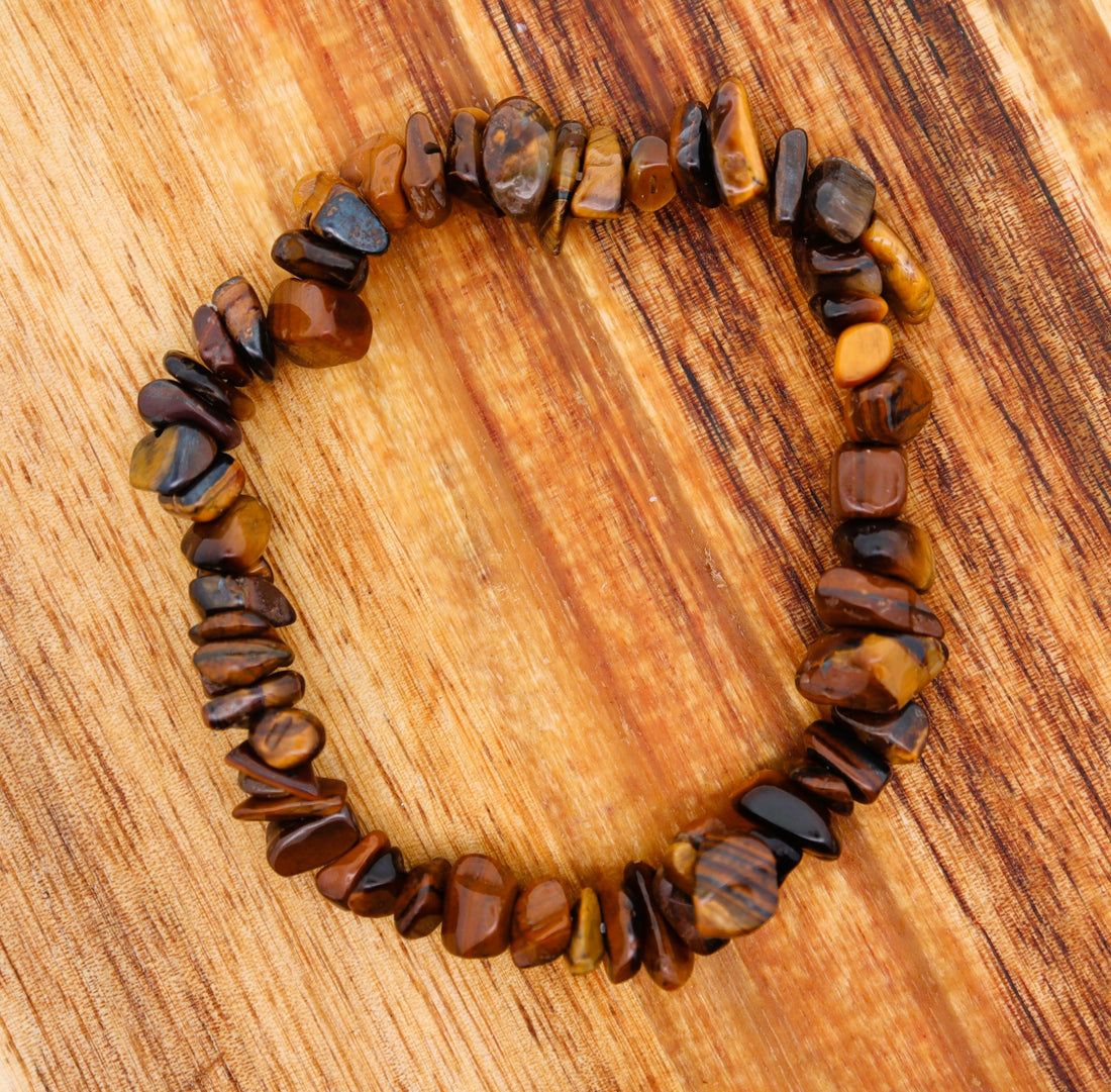 Tiger Eye Chip Bracelet