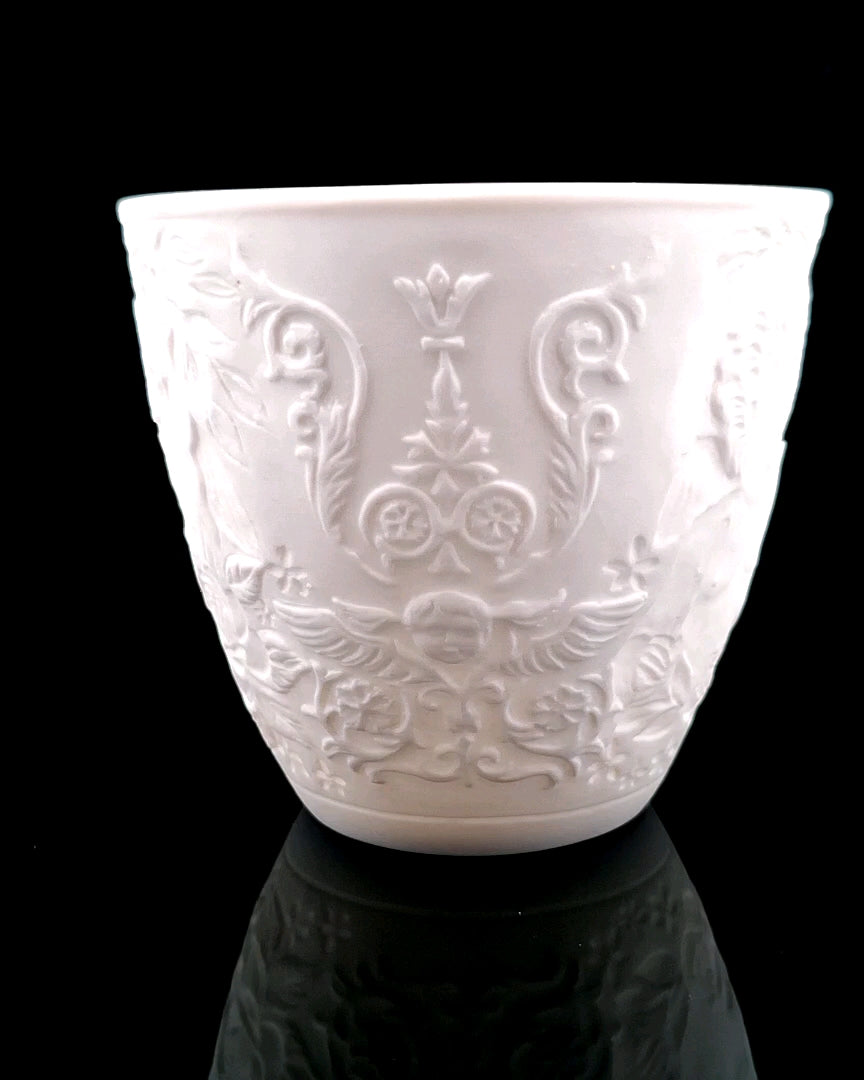 Porcelain Tealight Holder - Angels