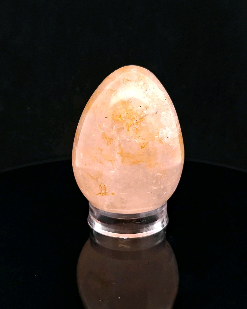 Fire Quartz (Hematite Quartz) Egg
