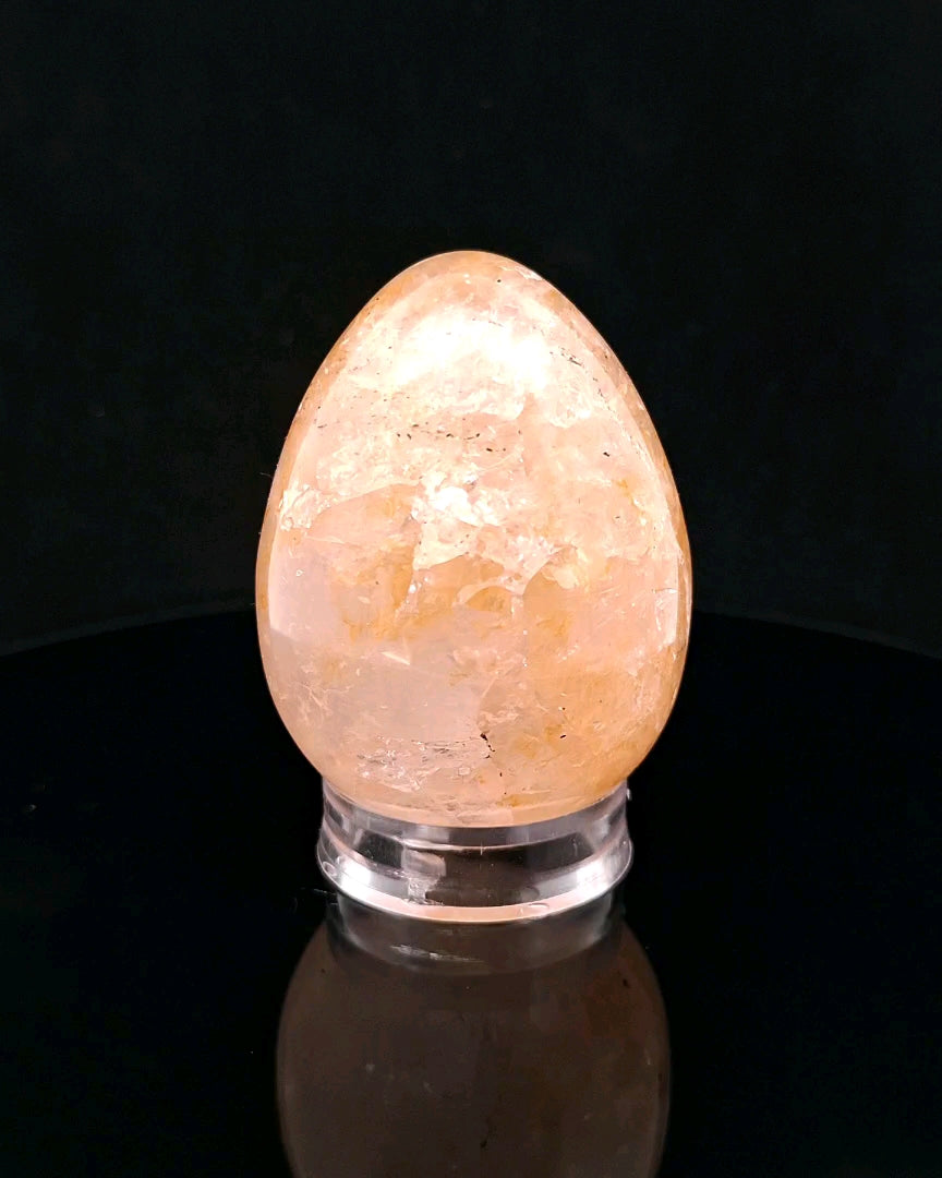 Fire Quartz (Hematite Quartz) Egg