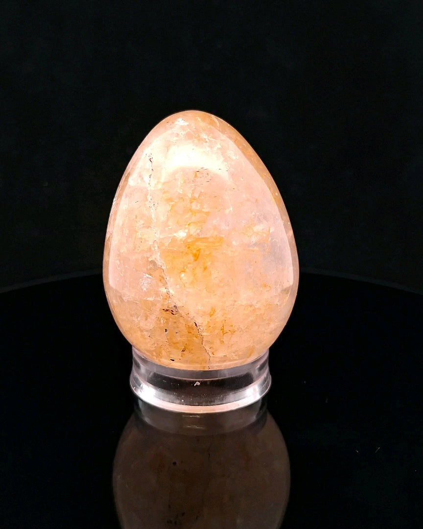 Fire Quartz (Hematite Quartz) Egg