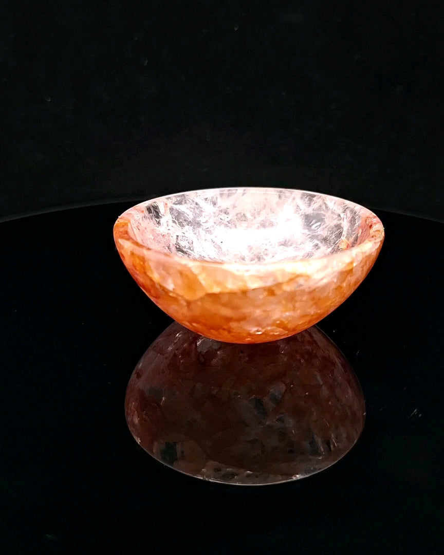 Fire Quartz (Hematite Quartz) Bowl