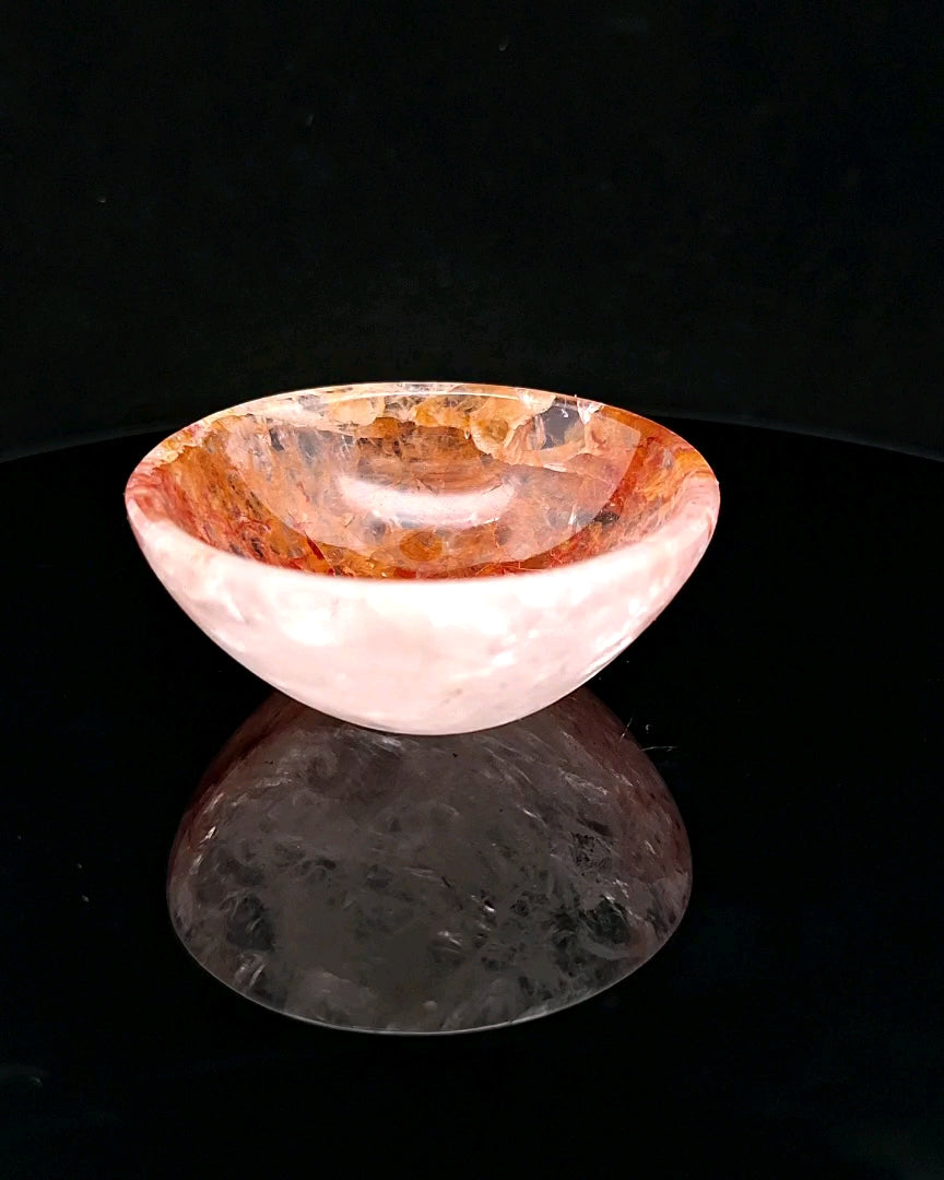 Fire Quartz (Hematite Quartz) Bowl