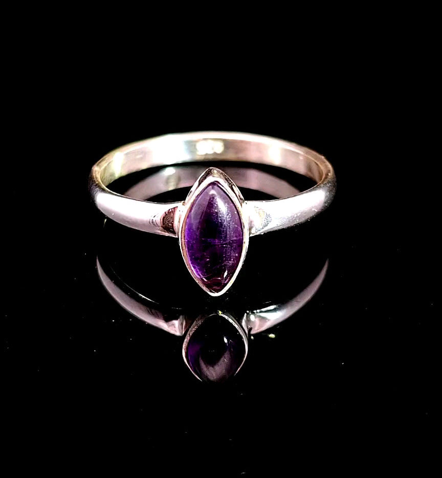 Amethyst Sterling Silver Ring
