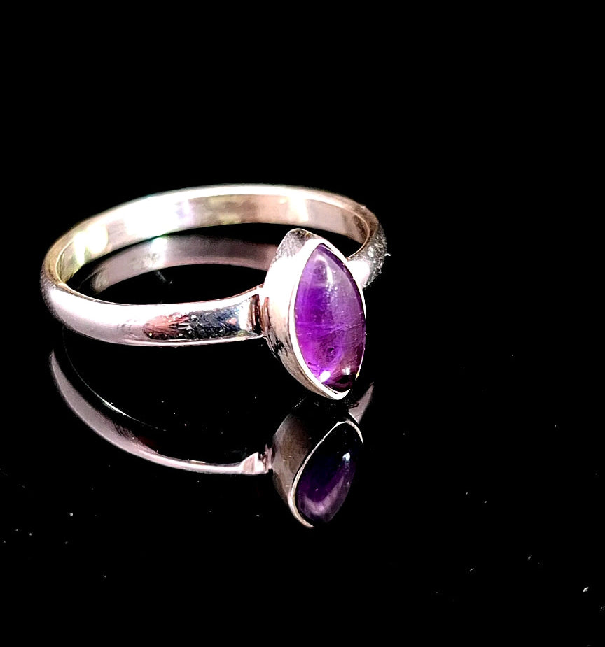 Amethyst Sterling Silver Ring