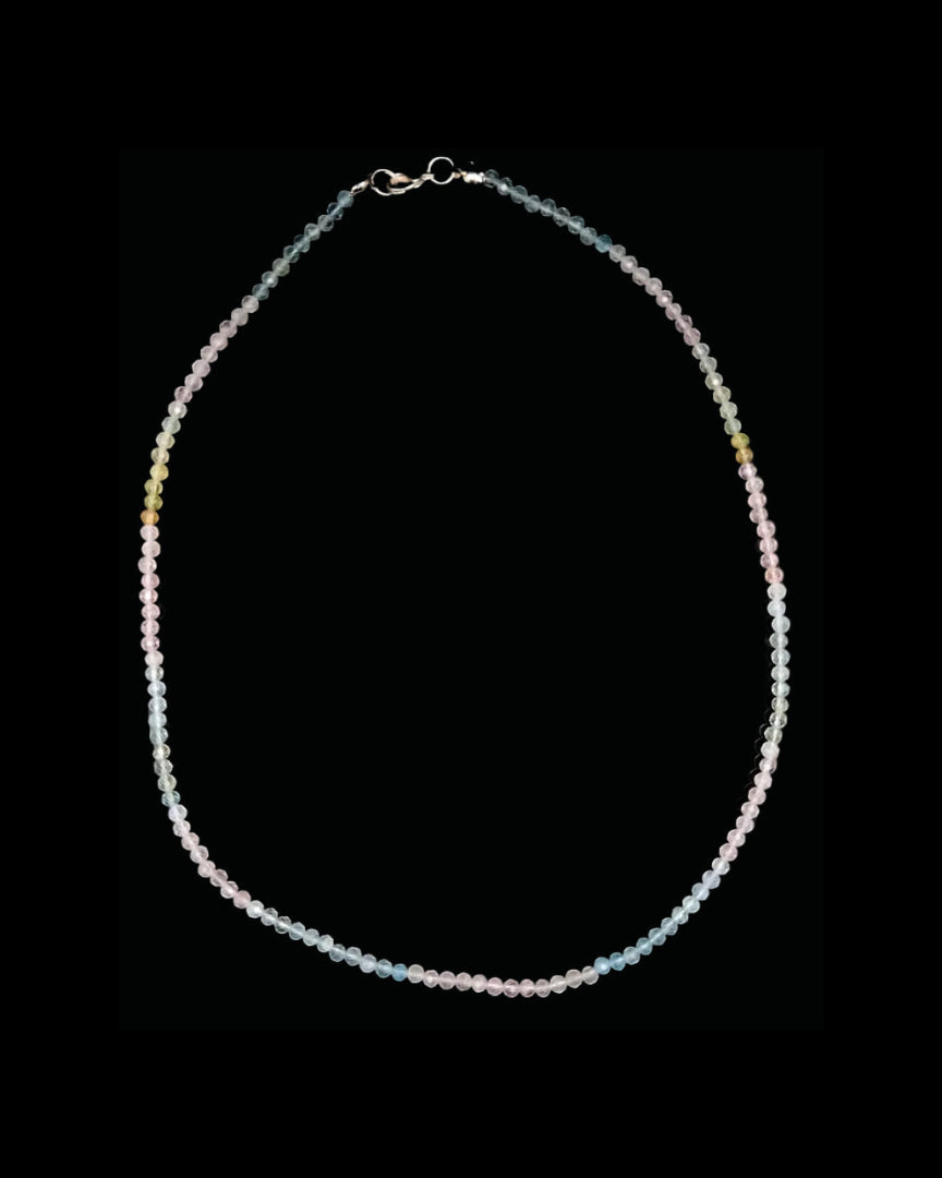 Beryl 3.5mm Faceted Necklace