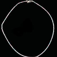 Beryl 2mm Faceted Necklace