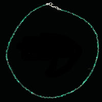 Malachite 2.5cm Faceted Necklace