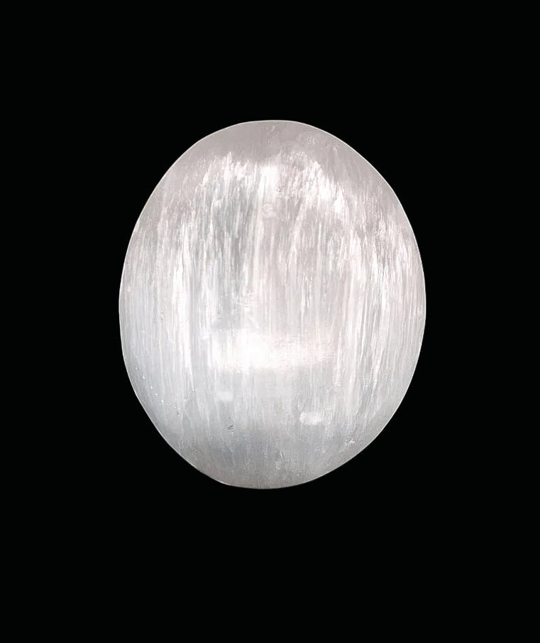 Selenite Palmstone