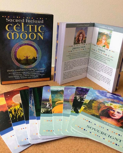 Sacred Ireland Celtic Moon Oracle Card Deck