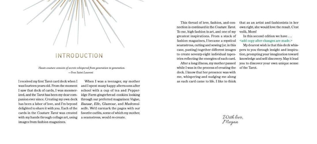Couture Tarot