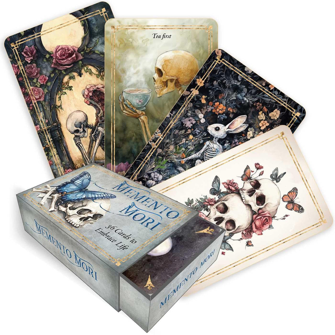 Memento Mori: 36 Mini Affirmation Cards to Embrace Life