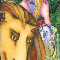 Tarot Of A Moon Garden Borderless Deck & Book Set