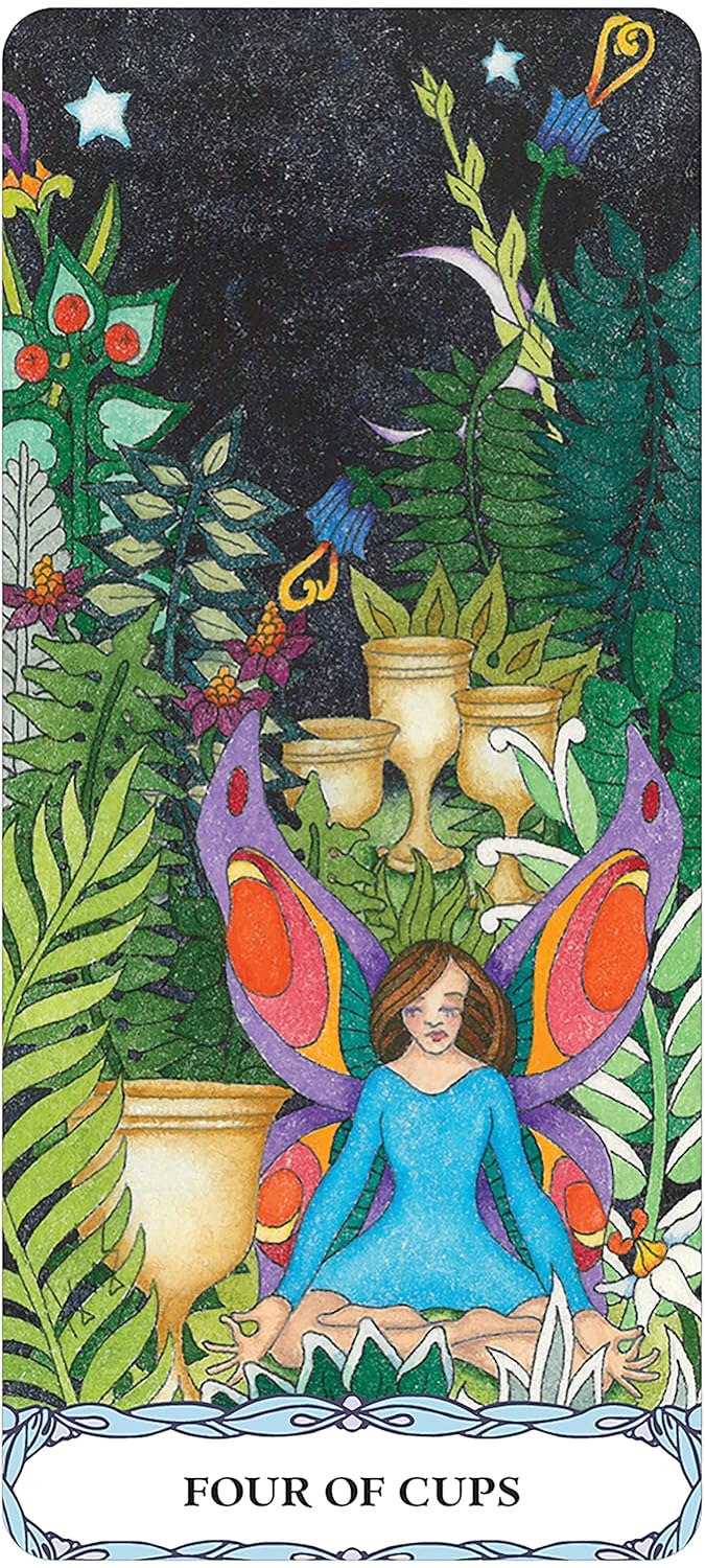 Tarot Of A Moon Garden Borderless Deck & Book Set