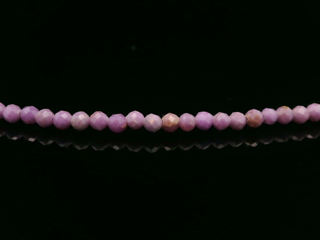 Phosphosiderite 2mm - Silver Plated