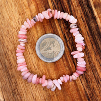 Pink Opal Chip Bracelet