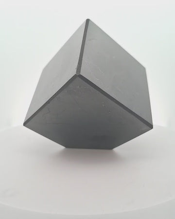 Shungite 'Optical Illusion' Cube
