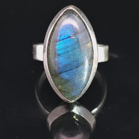 Labradorite, Sterling Silver Ring