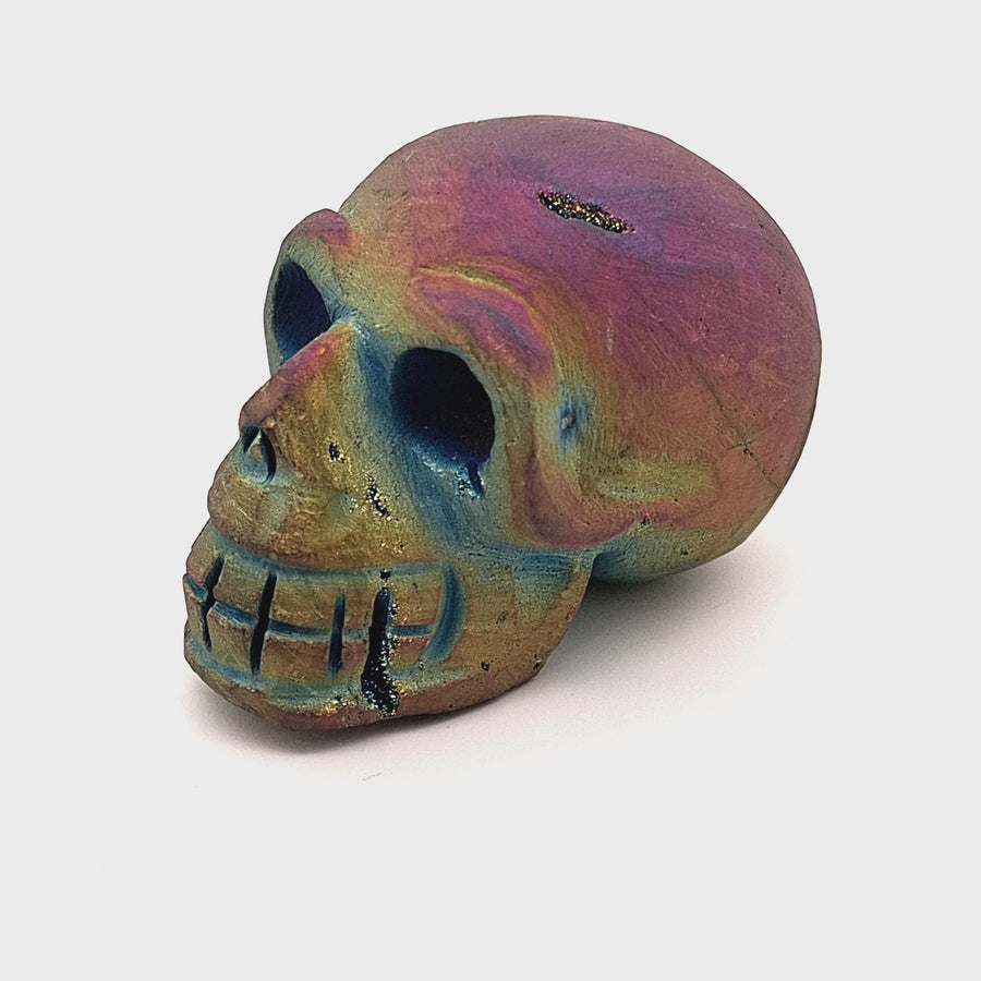 Titanium Quartz Skull