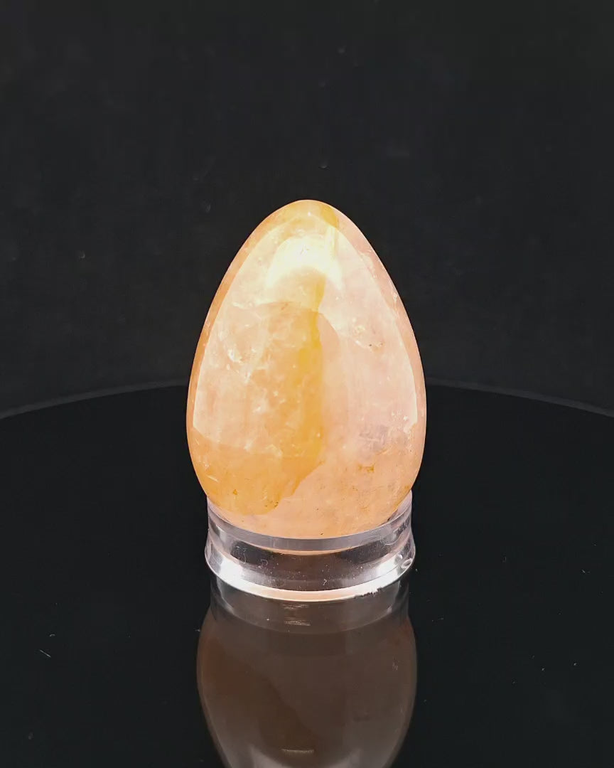 Fire Quartz (Hematite Quartz) Egg