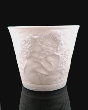 Porcelain Tealight Holder - Cherubs
