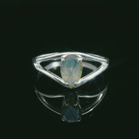 Labradorite, Faceted Sterling Silver Ring