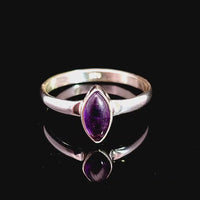 Amethyst Sterling Silver Ring