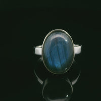 Labradorite, Sterling Silver Ring