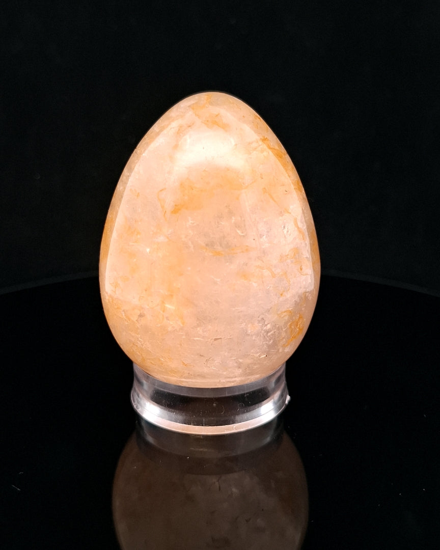 Fire Quartz (Hematite Quartz) Egg