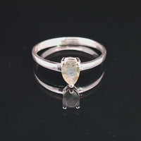 Labradorite, Faceted Sterling Silver Ring