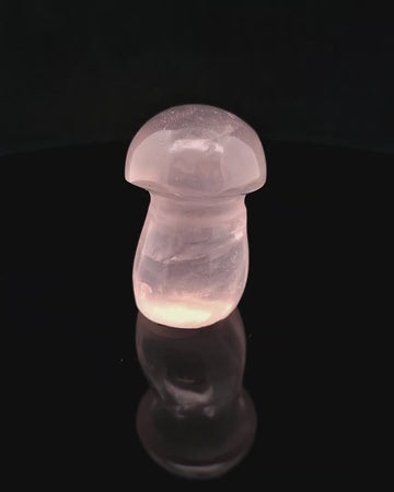 Rose Quartz Mushroom - One Piece